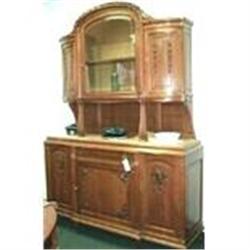 French Louis XVI Walnut Dining Sideboard, Hutch#1292392