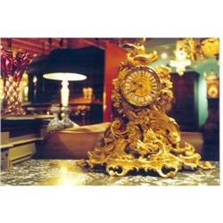 guilded bronze clock #1292450