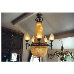 chandelier bronze strings of cristal #1292452