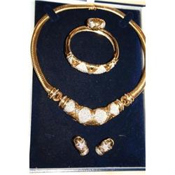 set of exellent quality jewelry parure 18k gold#1292458