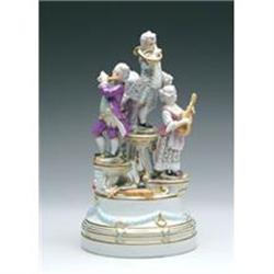Antique  Porcelain Sculpture Figural Group #1292498