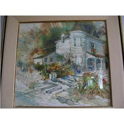 Orig. signed Water color by Marilyn Simandle!  #1292506