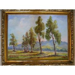 california landscape, signed oil on canvas!  #1292508