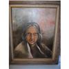 Image 1 : signed by Karen Gorman, portrait of an Indian #1292509