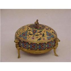 Enameled Bronze Box  #1292527