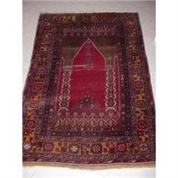 Wool Prayer Rug #1292531