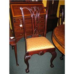 SET OF 6  CHIPPENDALE STYLE CHAIRS #1292563