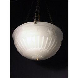 Opaline glass chandelier  #1292608