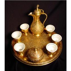Goldplated cofe set #1292612