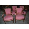 Image 1 : Set of 4 French Directoire St. armchairs c.1850#1292628