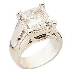 PRINCESS CUT PLATINUM solitaire 1.51 carat #1292661