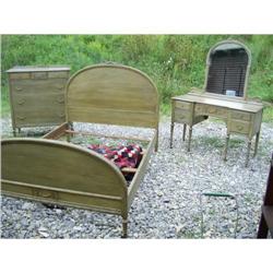 Antique French Country Cottage Bedroom Suite #1292665