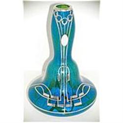 Loetz secessionist silver overlay - cased vase #1292669