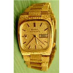 Bulova Accutron 14kt Gold Wrsitwatch 4.4 oz 14k#1292672