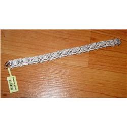 14kt Gold Diamond Victorian Style Bracelet 14k #1292679