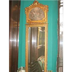 Louis XVI  Mirror carved giltwood Trumeau #1292695