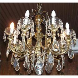 8 lights French bronze Chandelier #1292711