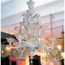 Large Murano crystal chandelier 8 lights #1292742