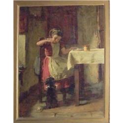 Dog time English oil   by Arthur  Stocks  #1292756
