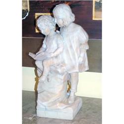 Important Alabaster  Italian sculpture  group #1292759