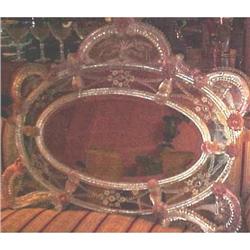 VENETIAN GLASS WALL MIRROR #1299881