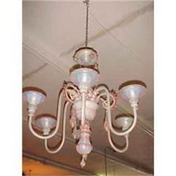 Antique Murano Glass Chandelier #1299927