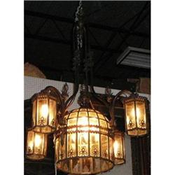 French Crystal  and Bronze Chandelier #1299952