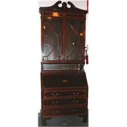 Inlaid Mahogany Secretary Desk #1299953