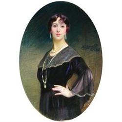 Portrait of an Elegant lady Richard Costa #1300141