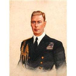 Portrait of George VI (1895-1952), English Sch #1300167