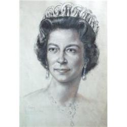 Portrait of HM Queen Elizabeth II  John Gilroy #1300192