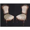 Image 1 : Pair Victorian Side Chairs Signed #1300250