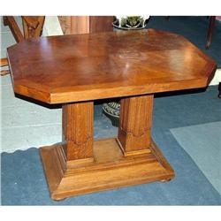 Art Deco Mackintosh Style Oak  Table #1300448