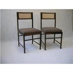 SET OF 6 SLEEK ROSEWOOD DINNING CHAIRS - MODERN#1300455