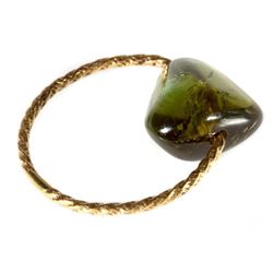 Tourmaline and 18k gold ring