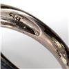 Image 4 : Diamond, black diamond and 18k white gold ring