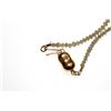 Image 3 : Faceted diamond bead and 18k gold necklace