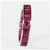 Image 3 : Ruby and 14k gold eternity band