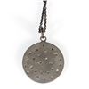 Image 3 : Diamond and blackened silver pendant with chain