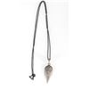 Image 2 : Diamond and blackened silver pendant with chain