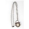 Image 2 : Diamond, ruby, blackened silver shaker pendant