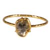 Image 1 : Diamond slice and 18k gold ring