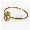 Image 2 : Diamond slice and 18k gold ring