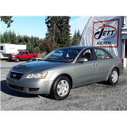 A12 --  2007 HYUNDAI SONATA GLS , Grey , 193824 MILES