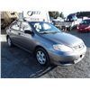 Image 3 : A12F --  2003 TOYOTA COROLLA CE , Grey , 96,769 TRUE MILEAGE UNKNOWN  KM's