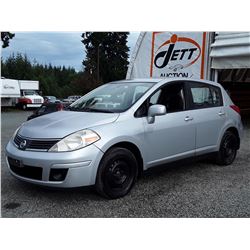 B2 --  2007 NISSAN VERSA S , Silver , 217141  KM's