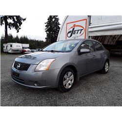 D3 --  2009 NISSAN SENTRA, GREY, 159,175 KMS