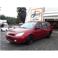 J2 --  2001 FORD FOCUS SE , Red , 182240  KM's