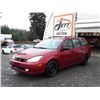 Image 1 : J2 --  2001 FORD FOCUS SE , Red , 182240  KM's