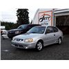 Image 1 : A2 --  2002 HYUNDAI ACCENT GS , Silver , 223937  KM's "NO RESERVE"